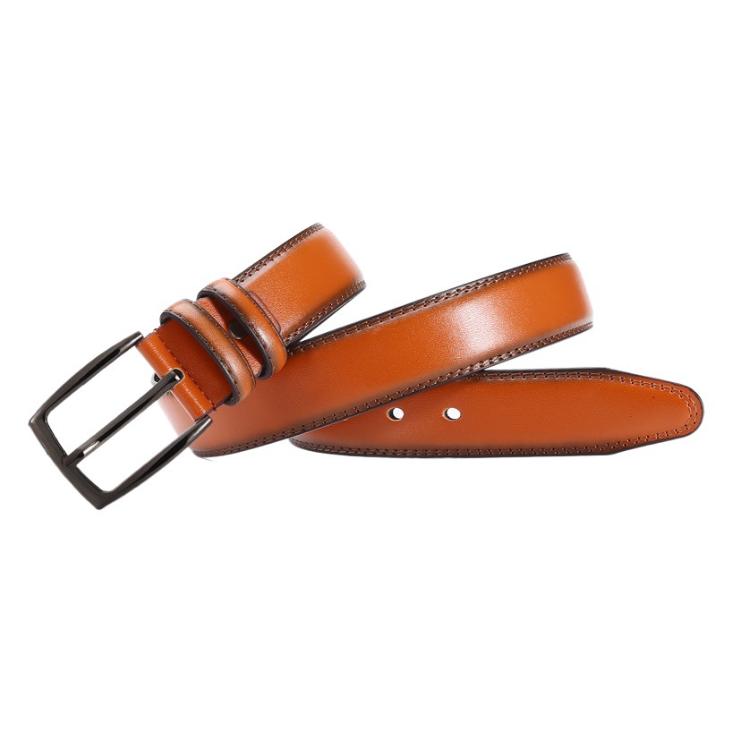 Cinturón Los hombres de imitación de cuero de aleación pin hebilla cinturón moda Pantalones de todo partido cinturón popular en stock fábrica al por mayor