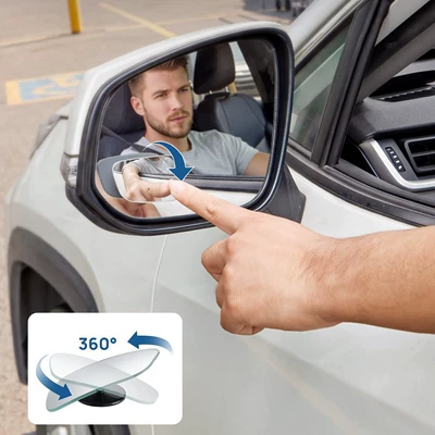 for Wide-Angle Vision and – Large field of view rear view auxiliary mirror