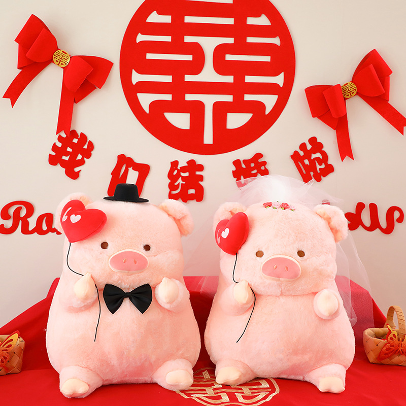 웨딩드레스+나비넥타이+모자