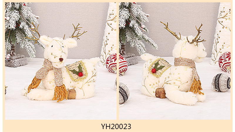 Christmas Cute Elk Cloth Polyester Party Ornaments 1 Piece display picture 3