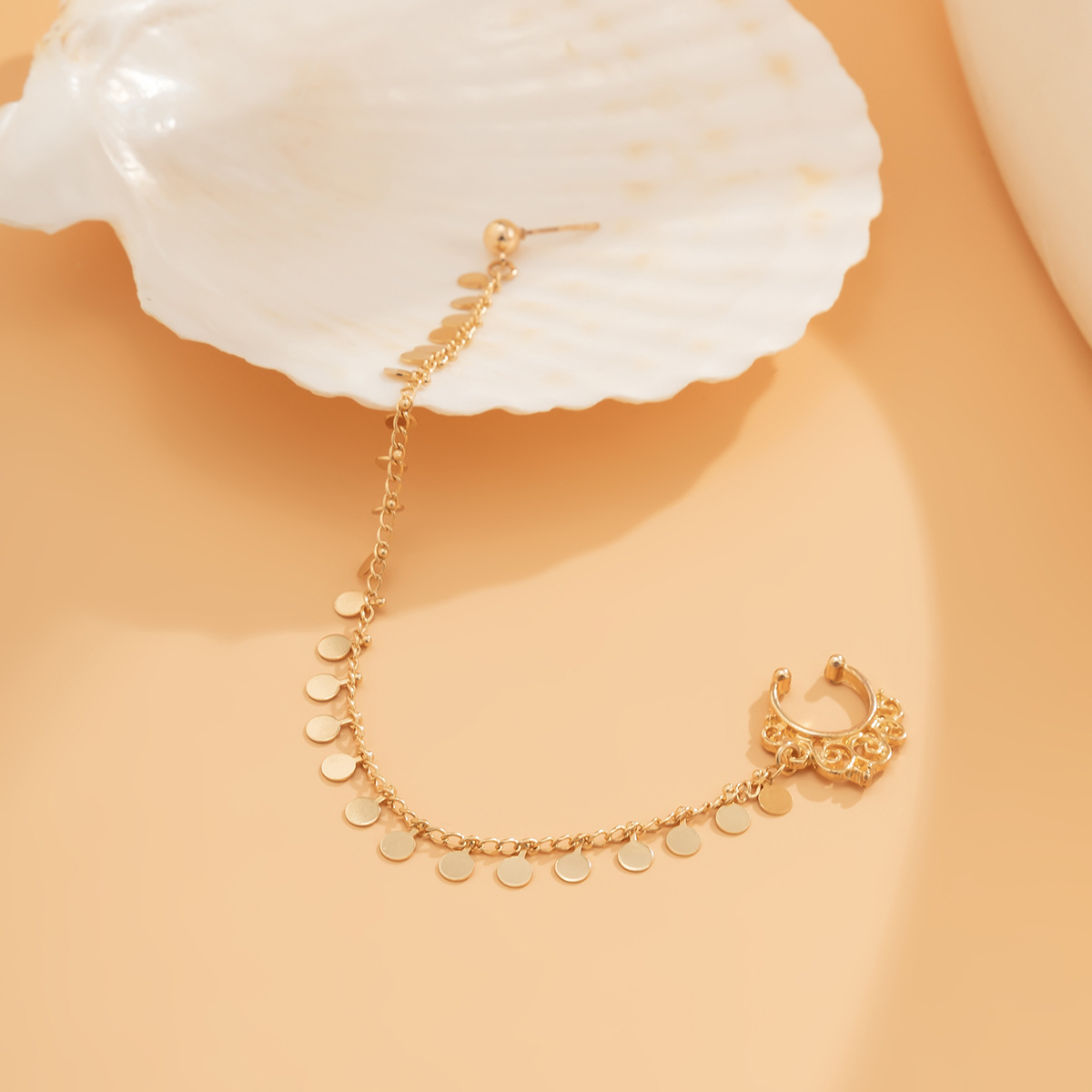 European and American jewelry, ethnic style, Su style, no punching nose studs, nose accessories, sweet and cool earrings, puncture nose rings_voghion.com