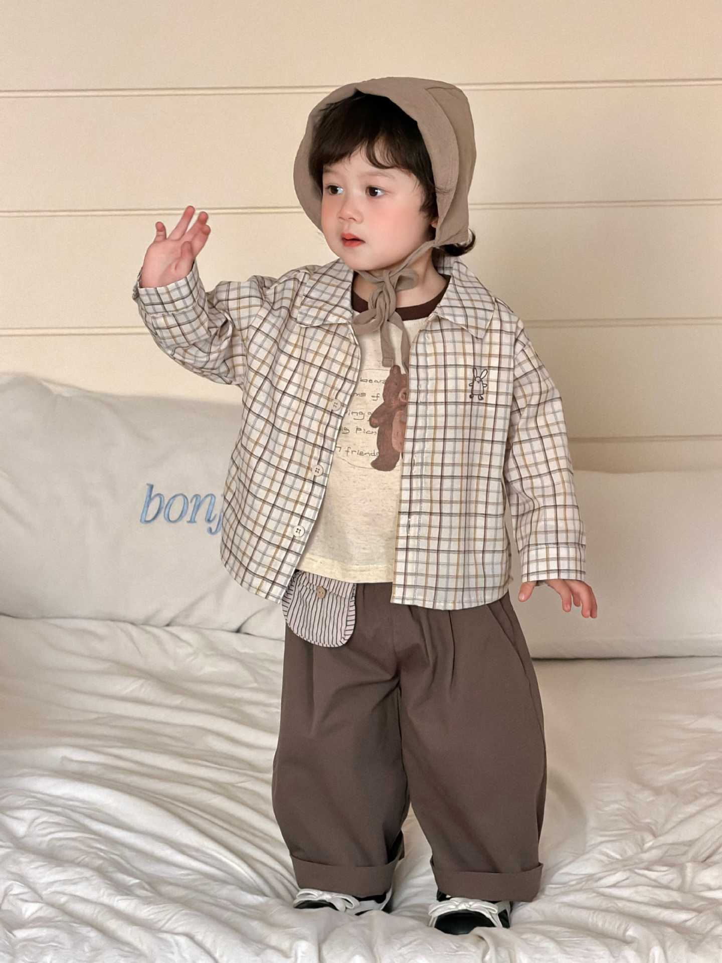 Children's autumn shirt