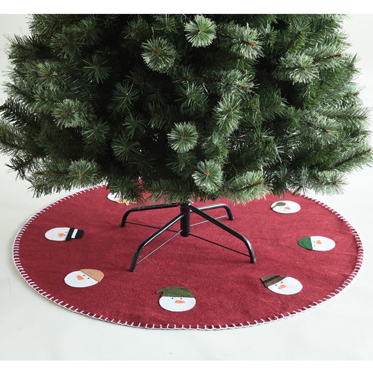 NUCHI Wollfilz Bart Alter Mann - Weihnachtsbaummatte Sockel Dekoration Schürze Rock_voghion.com