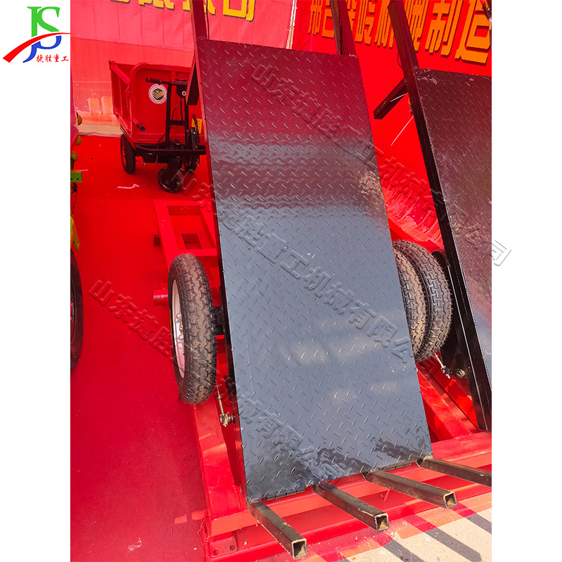 camión de transporte de ladrillo de placa plana pequeña fábrica de ladrillo de kilno camión de tres ruedas de placa plana eléctrica de salida de horno en horno carro de mano