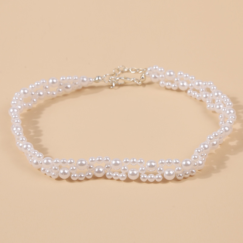 Einfache Perle Kreative Halskette display picture 5