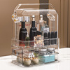 Transparent cosmetic storage box, capacious table acrylic lipstick for skin care, 2022 collection