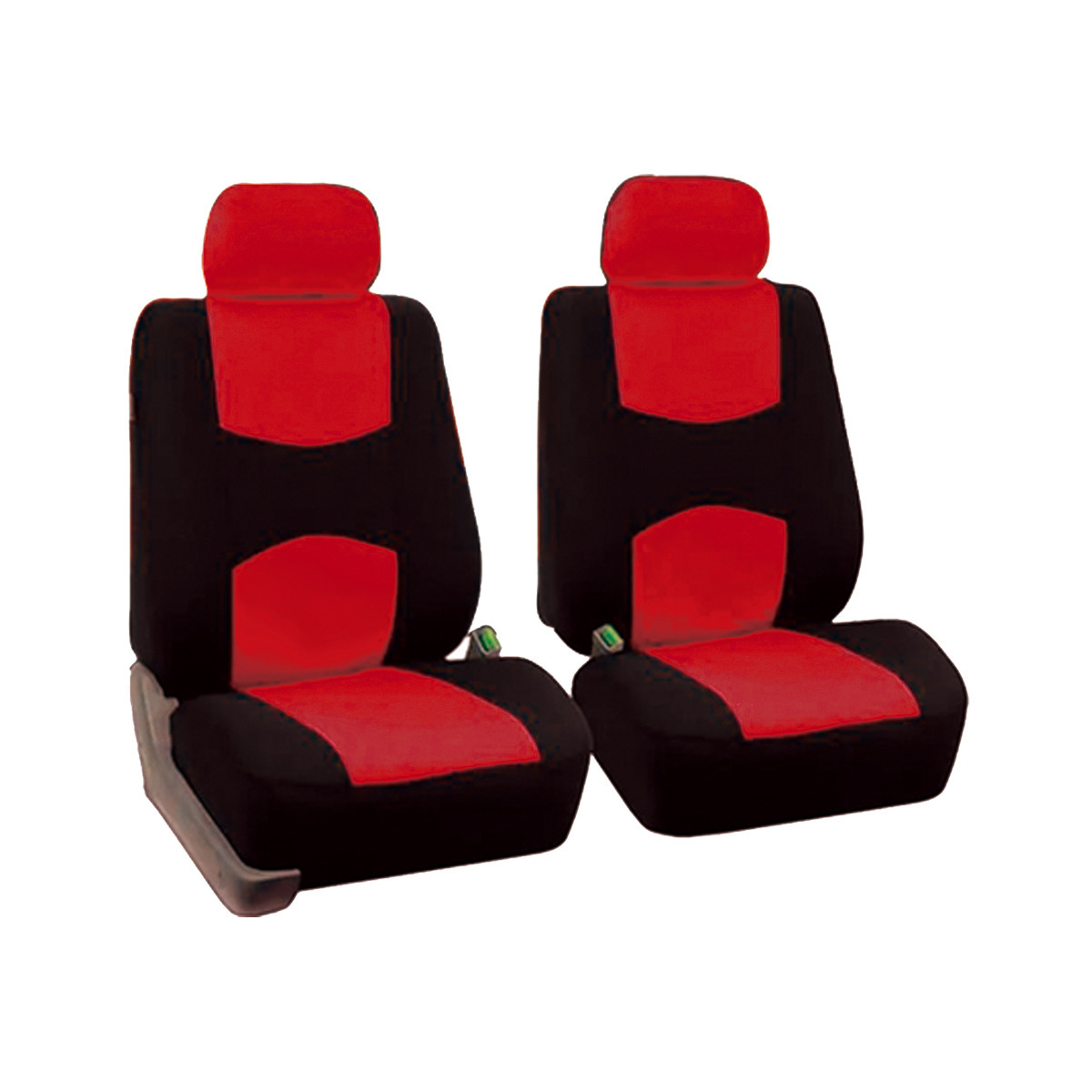 cubierta de asiento universal cubierta de asiento de automóvil de tela plana cubierta de asiento de automóvil general cuatro estaciones simple color combinado cubierta de asiento suave y cómoda image 2
