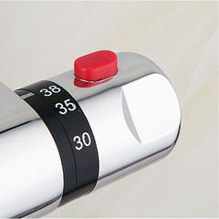 5YA1批發全銅智能恆溫暗裝冷熱水龍頭自動溫混水閥太陽能電熱水器