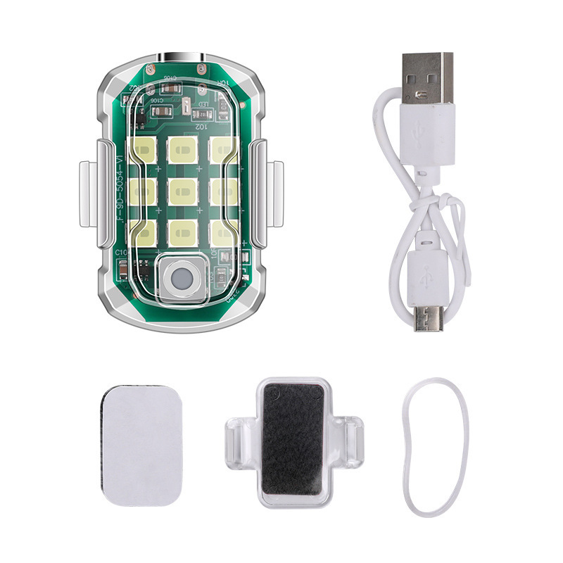 Nuevo LED multifuncional con fichaje lámpara de carga clip de ropa correr lámpara de silicona pescar luz de cabeza fuerte image 6