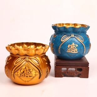 Pure copper cornucopia money bag housewarming opening gift crafts lucky koi lucky bag copper products decoration feng shui