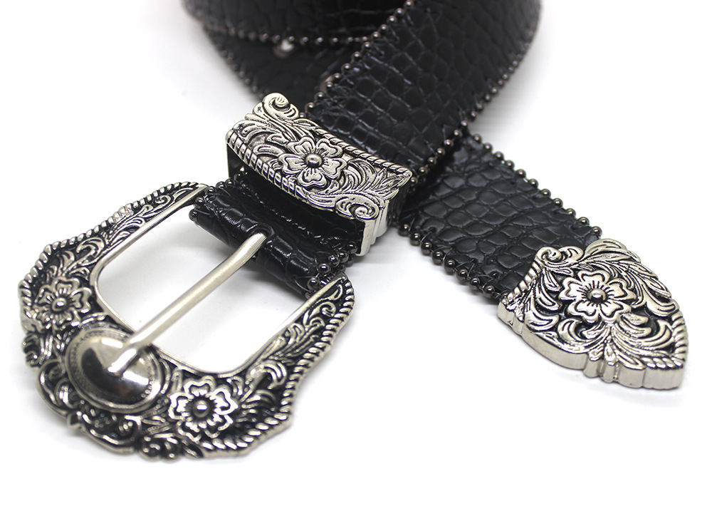 Trendy New American Vintage Belt Jeans Skirt Accessories Fashionable and Versatile Personalized Belt Subcultural Belt for Men and Women_viptrois.com