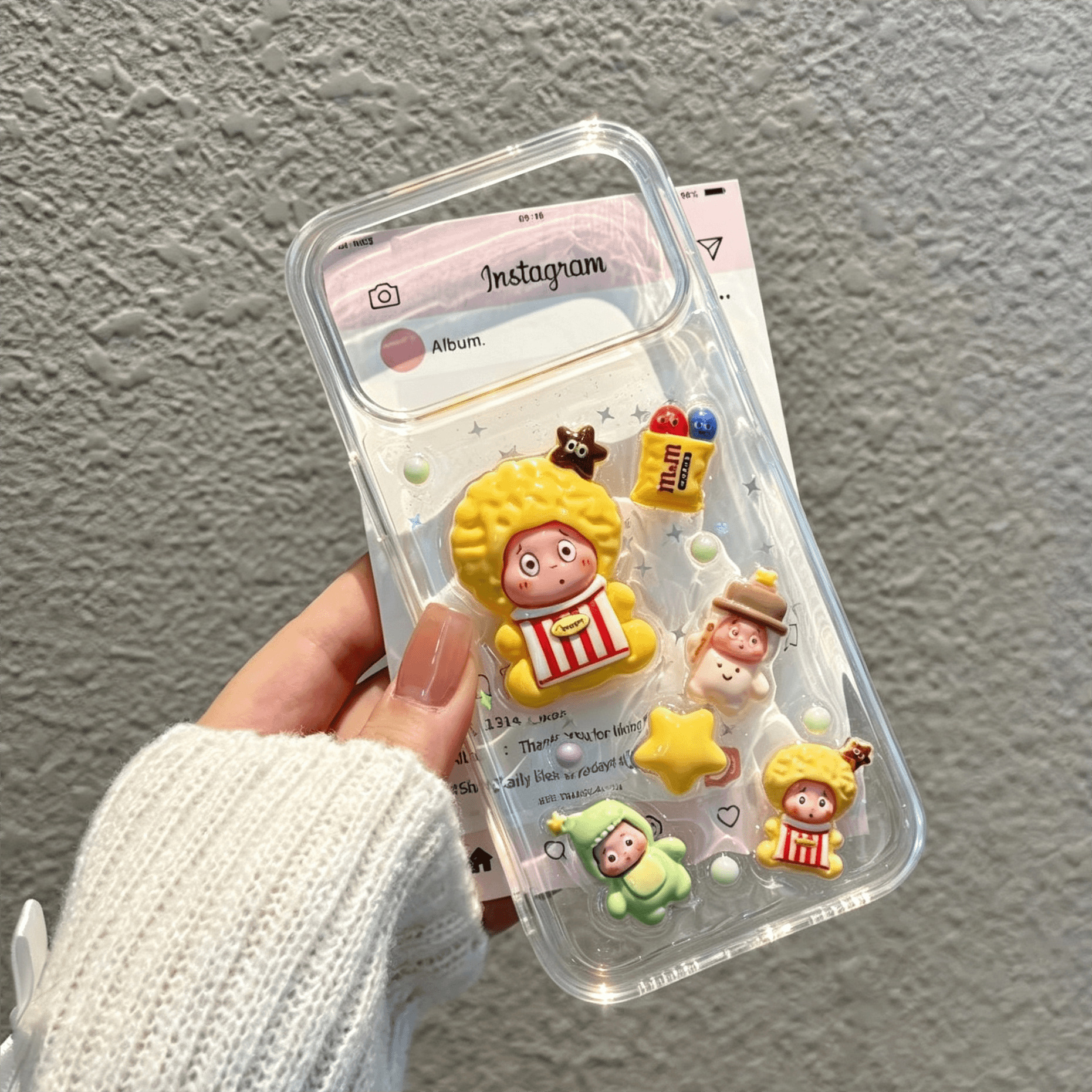 适用苹果18promax手机壳iphone17滴胶卡通星星人16pro新款X保护套