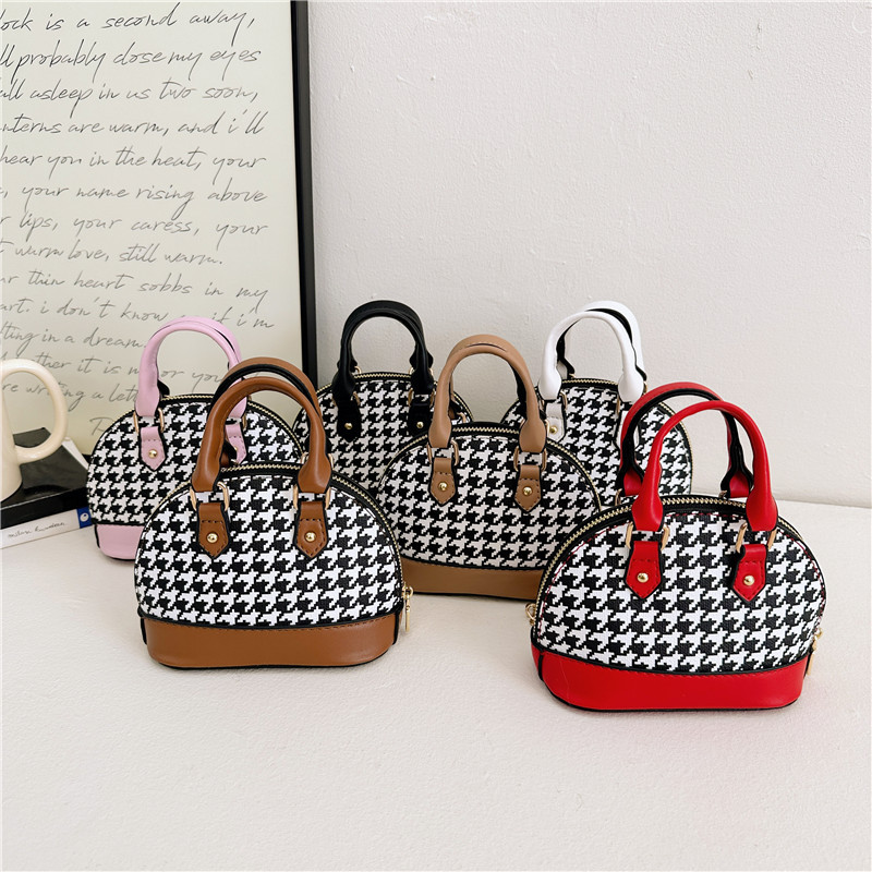 Estilo coreano ins nuevo bolso de los niños bebé mini retro Shell bolso estilo occidental chica crossbody accesorios bolsa