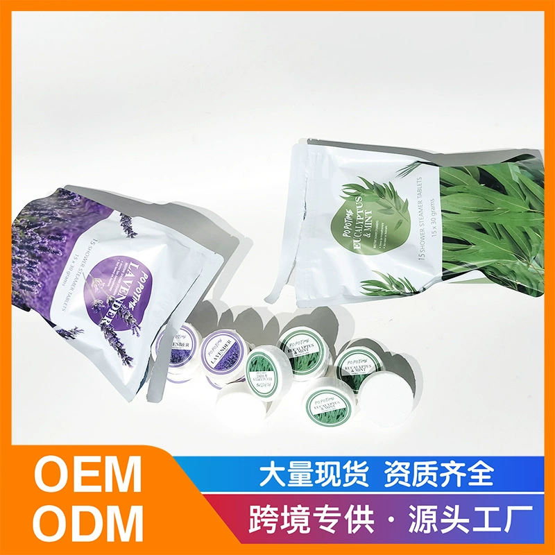 Таблетки для душа Amazon, ароматерапия, эфирные масла лаванды и эвкалипта, в индивидуальной упаковке