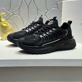 男鞋秋季新款网面休闲鞋男士厚底黑武士老爹鞋爆米花运动潮鞋