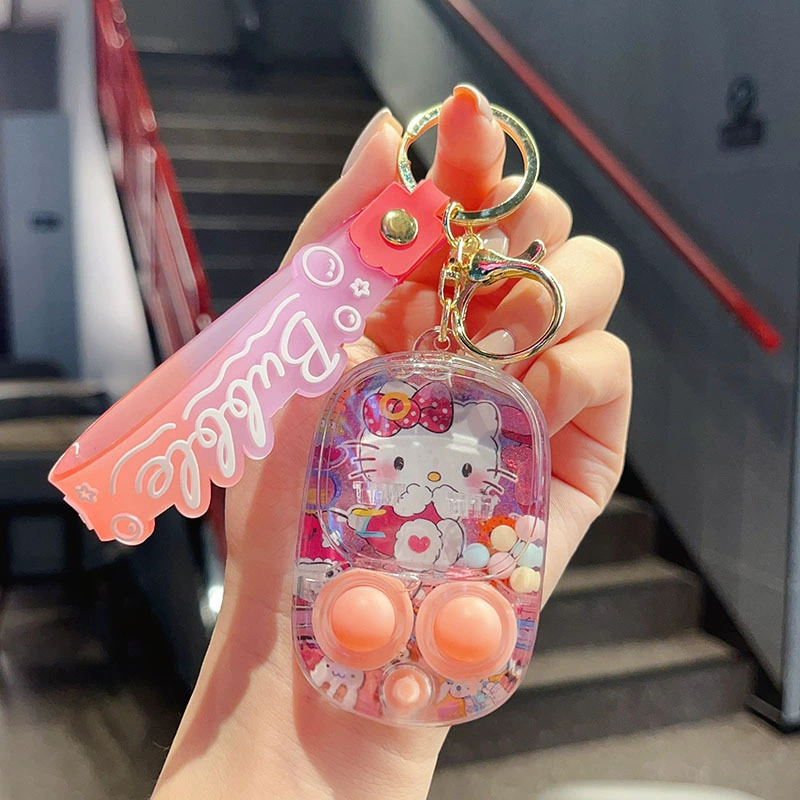 Sanrio, игровая консоль, креативный милый брелок, подвеска для любимого, маленькая сумка, антистресс, подарок на день рождения, оптом