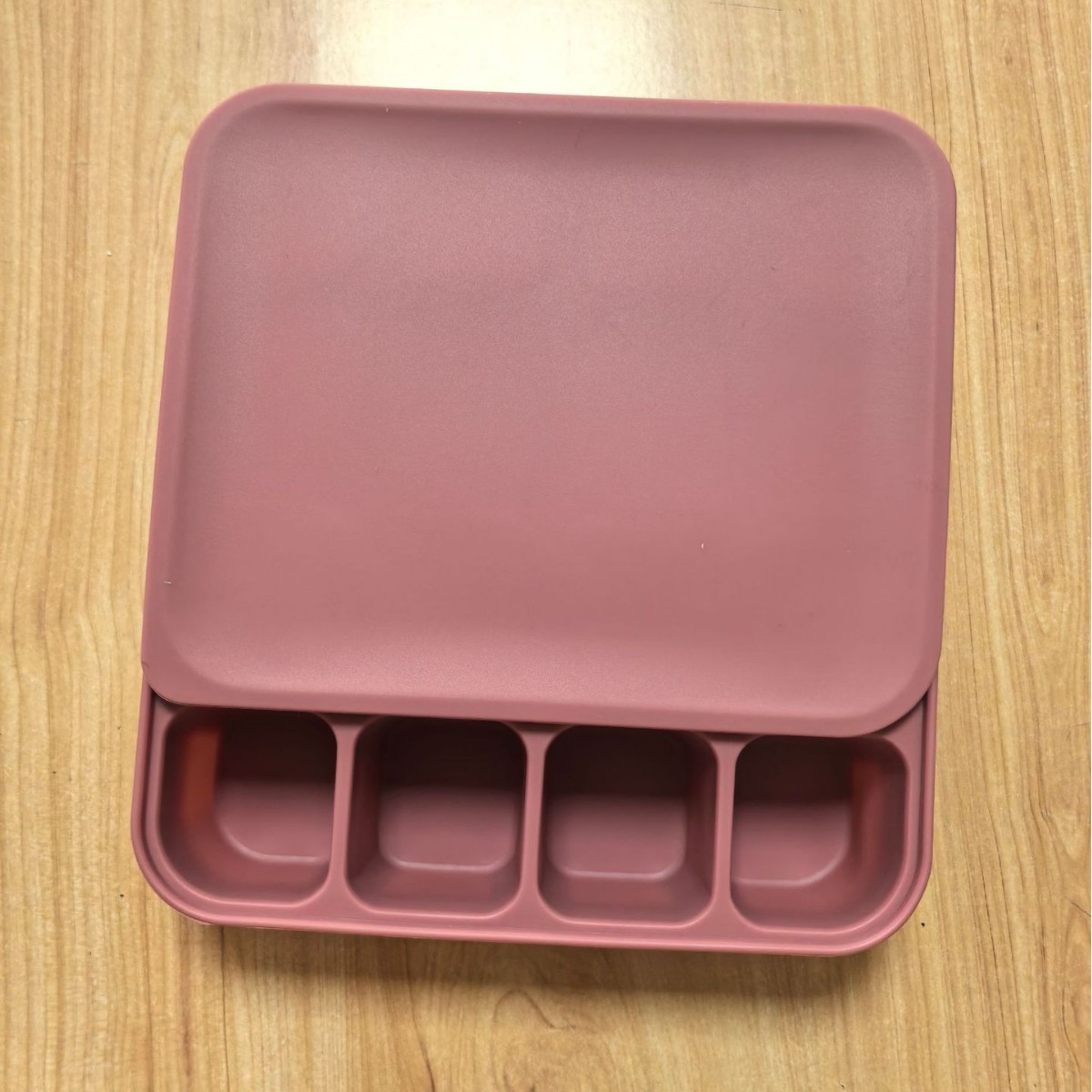 12칸 이유식 보관함 - 딥 핑크