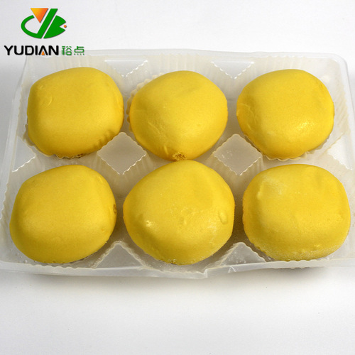 蛋黄流沙包广式早茶点心包点半成品酒楼早餐速食包子速冻食品包子