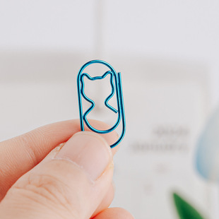 Cross-border new mini cat paper clip boxed wholesale student examination paper clip paper clip office small gifts