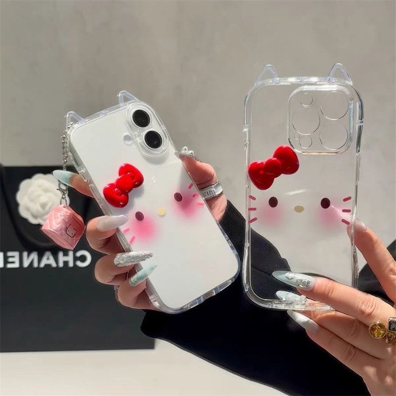 可爱猫适用苹果13手机壳iPhone16promax/14/15plus透明11/12/78PX