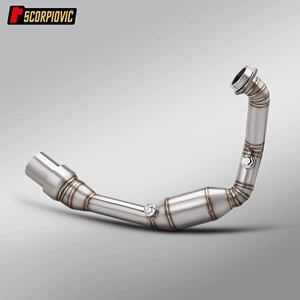 Rc390 390Adv 390Duke üçün Paslanmayan Polad İkili Oksigen Portlu Ön Quraşdırma Borusu 24-26