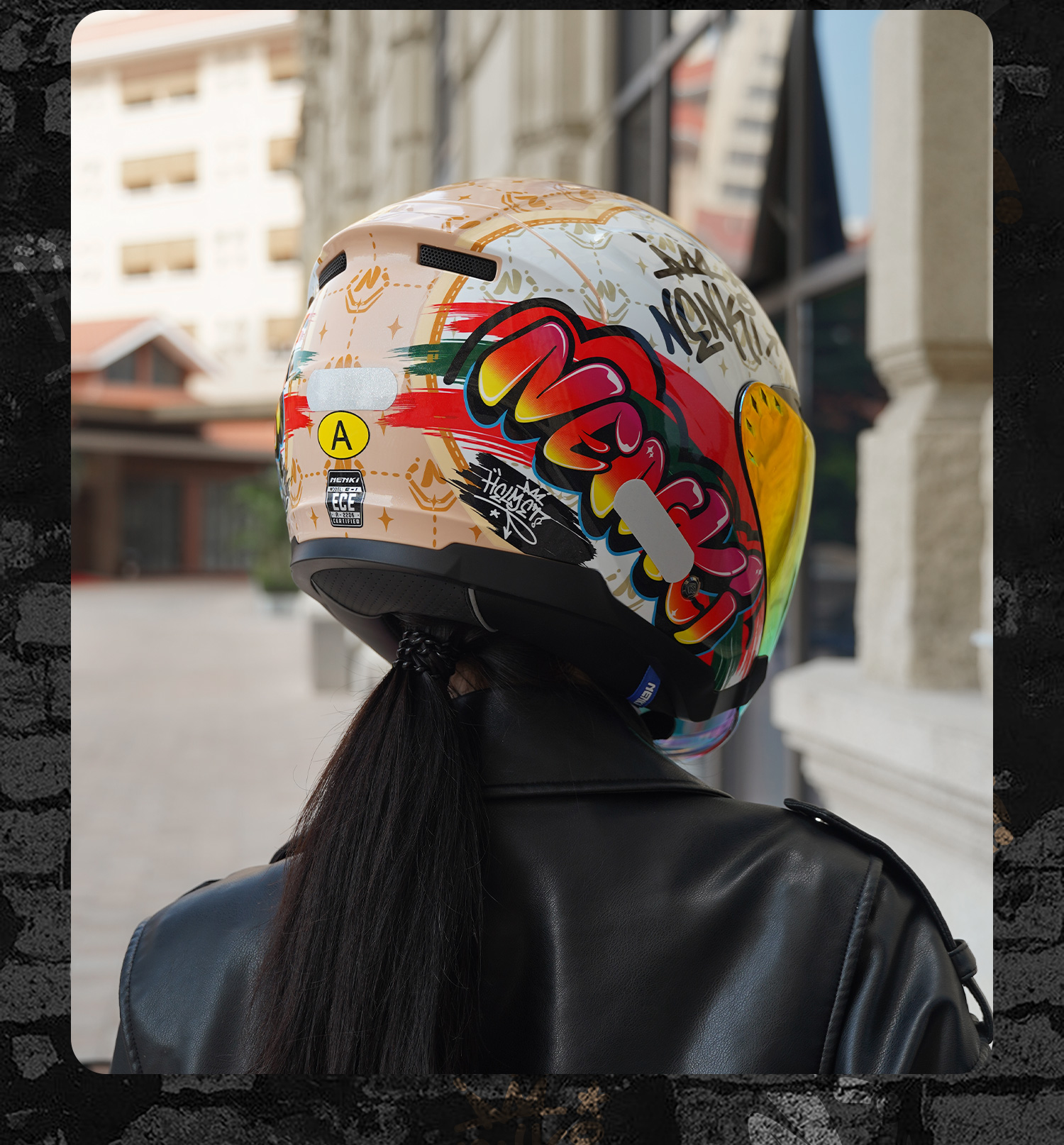 Helmet Motorcycle Female Electric Vehicle Male Motorcycle Retro Cruise Summer Sun Protection Three-Quarter Helmet Half Helmet Upgrade