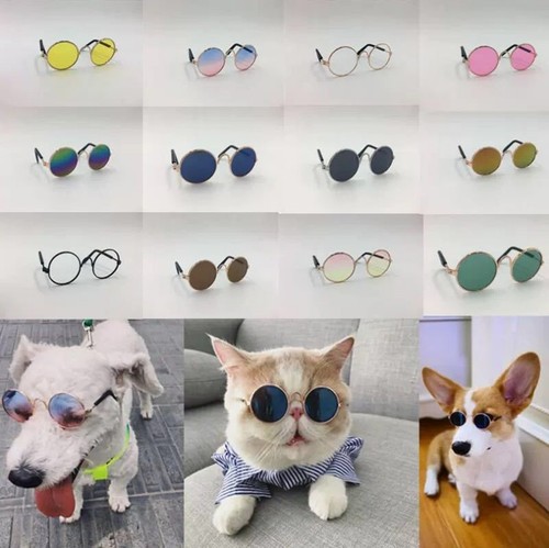 Pet glasses, cat sunglasses, anti-UV glasses for pets, trendy cool accessories, protective glasses
