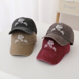 Бейсболка, детский динозавр, кепка, детская шапка подходит для мужчин и женщин, новая коллекция, с вышивкой, в корейском стиле, защита от солнца