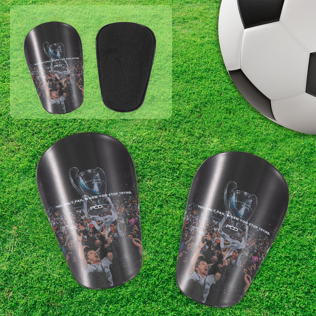 Shin Guard Adult Mini Football Shin Guards Children's Thickened Inserts Competition Training Sports Protective Gear_voghion.com