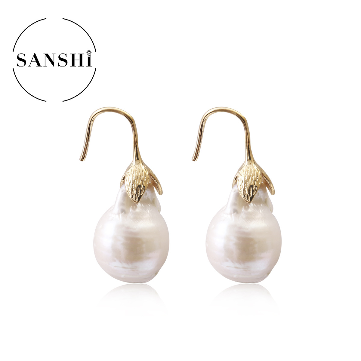 (2개) 봄 2024 새로운 국경 독점 진주 귀걸이 진주 귀걸이 유럽과 미국의 패션 스타일 공장 아울렛