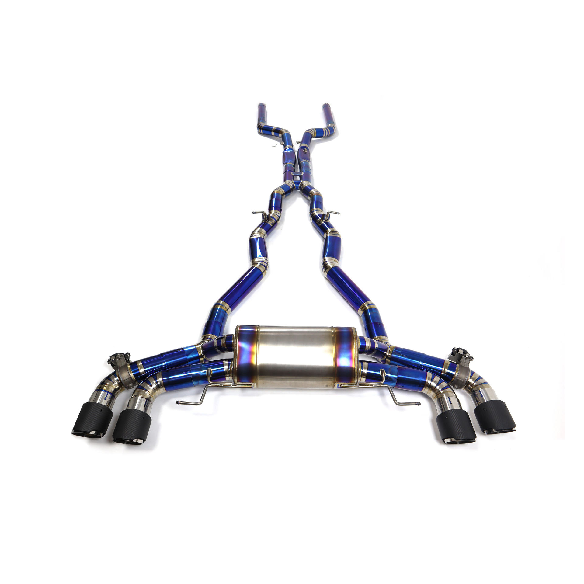 Suitable for BMW M8 F92 4.4T Catback Exhaust Pipe Titanium Pipe with Valve Silencer