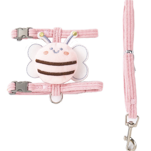 Dog Leash Little Bee Strap Cat Leash Corgi Small Dog Leash Pet Supplies Dog Rope Wholesale