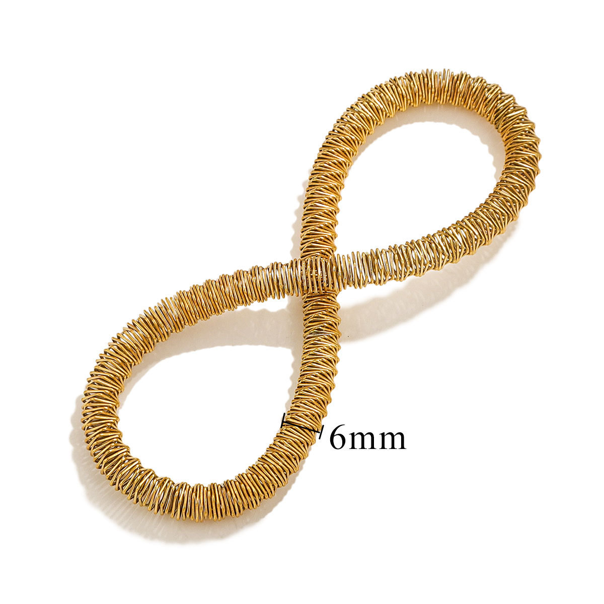 Europa y los Estados Unidos transfronterizos nuevos aberturas de acero de titanio chapado en oro pulseras de malla de acero inoxidable ajustable en forma de C pulseras de acero inoxidable para hombres y mujeres al por mayor