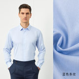 Sọc xanh tay dài cổ vuông