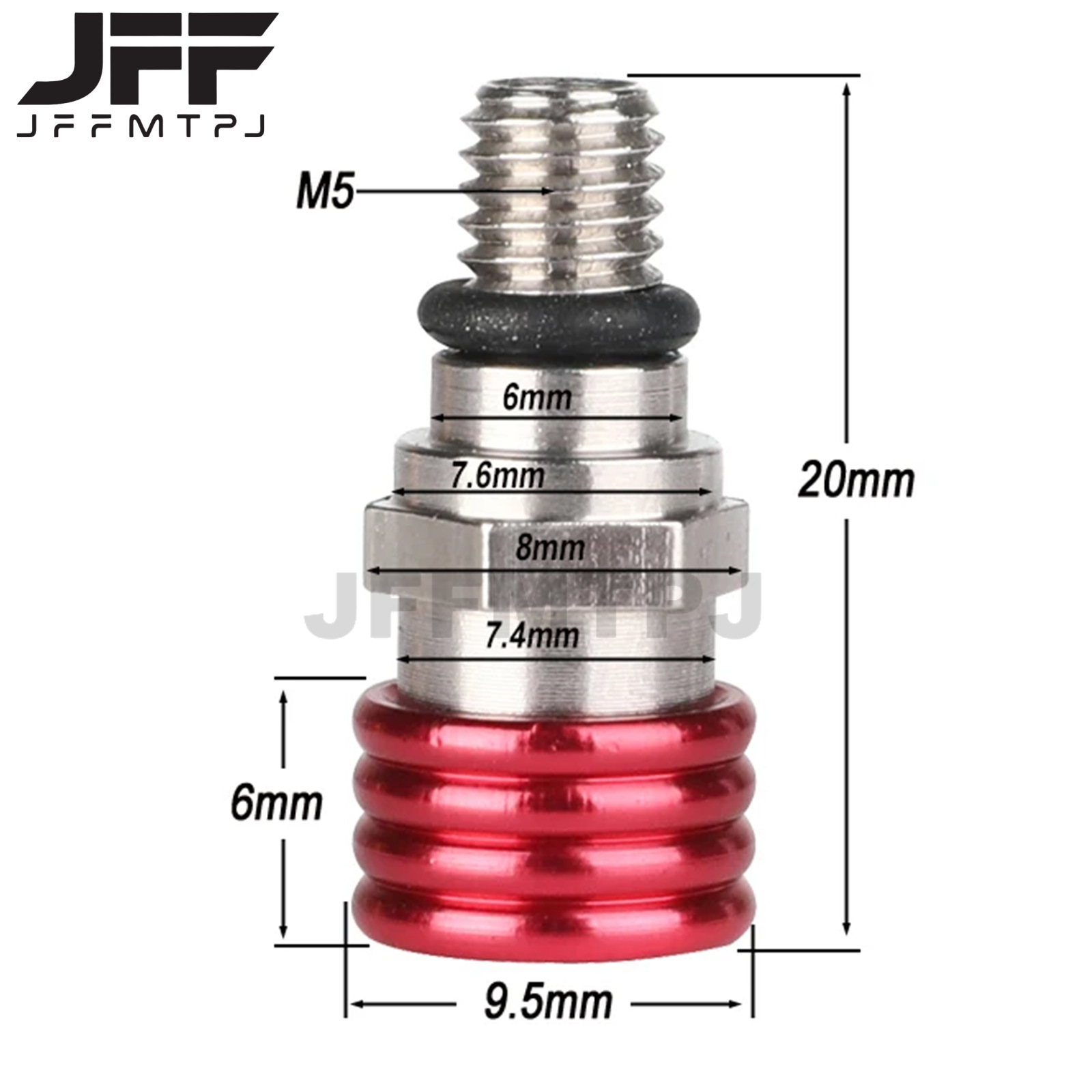 M4 M5 Off-Road Motorcycle Front Shock-Absorbing Vent Screw Exhaust Screw Modification Accessories Suitable for Ktm Honda