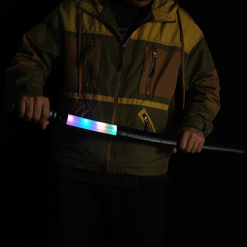Glowing sword, samurai sword, scabbard, large 67cm educational male luminous toy stall, night market wholesale