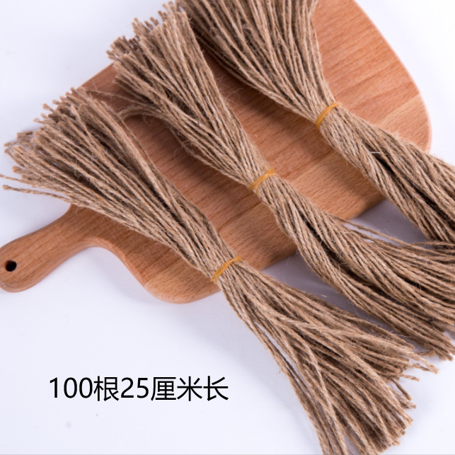 1 rollo de cuerda de cáñamo