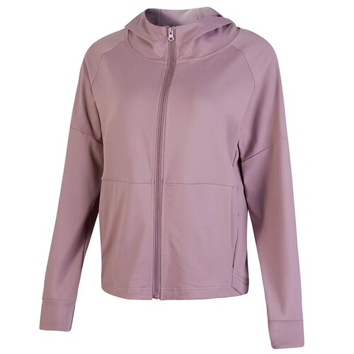 Yoga Wear Hooded Zipper Sport Coat Loose Casual Jacket Zipper Cardigan Running Fitness Wear Long Sleeve Women 