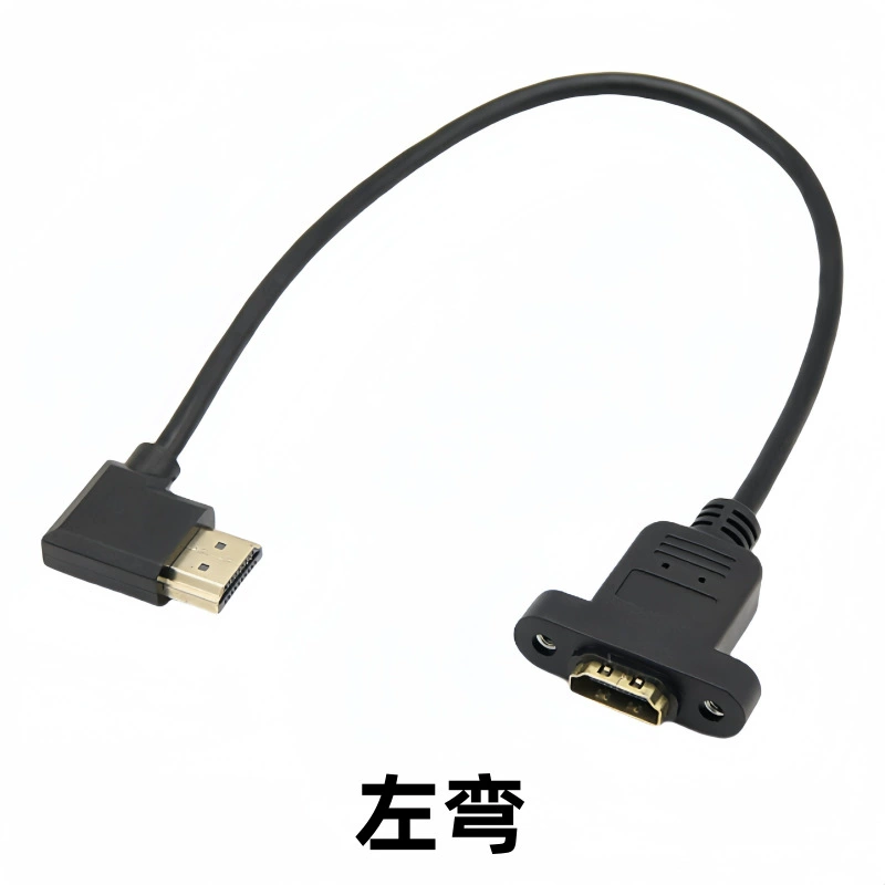 HDMI удлинитель (MKD) HDMI 2.0/1.4, 4K@60Гц, женский разъем с ушками, крепление винтовое