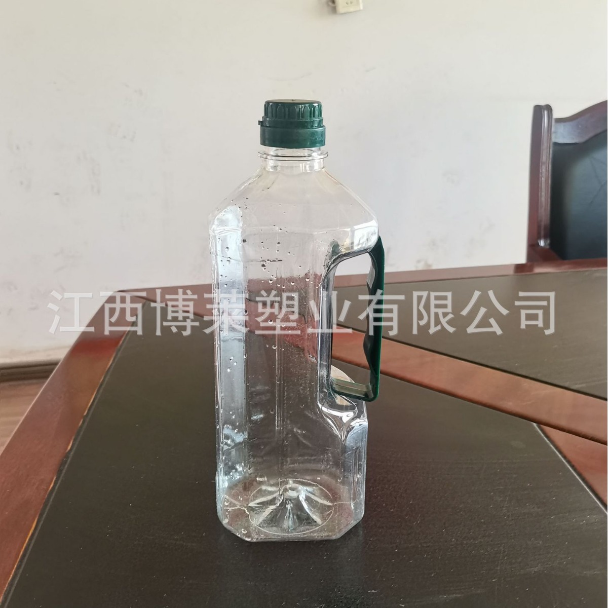 1L绿色六角油瓶 PET塑料方瓶 1000ml塑料油桶 橄榄油瓶 食用油壶