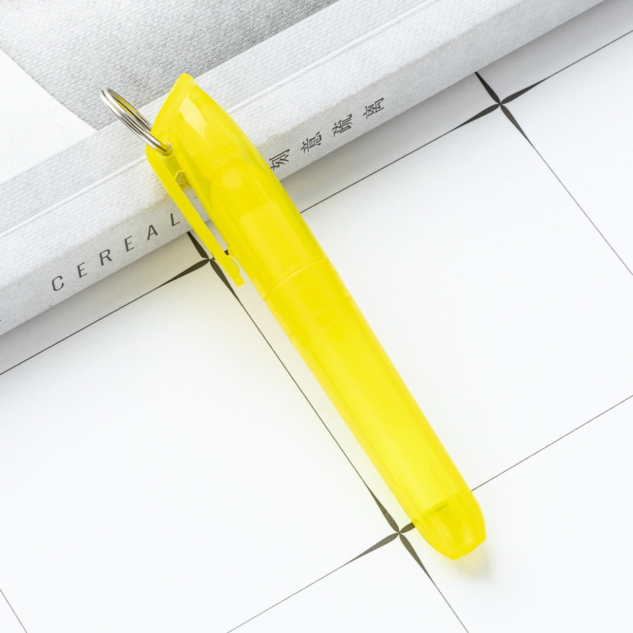 Plastico con colgante alumno color un solo cabezal de resaltador marcador de línea clave de graffiti marcador de cuenta