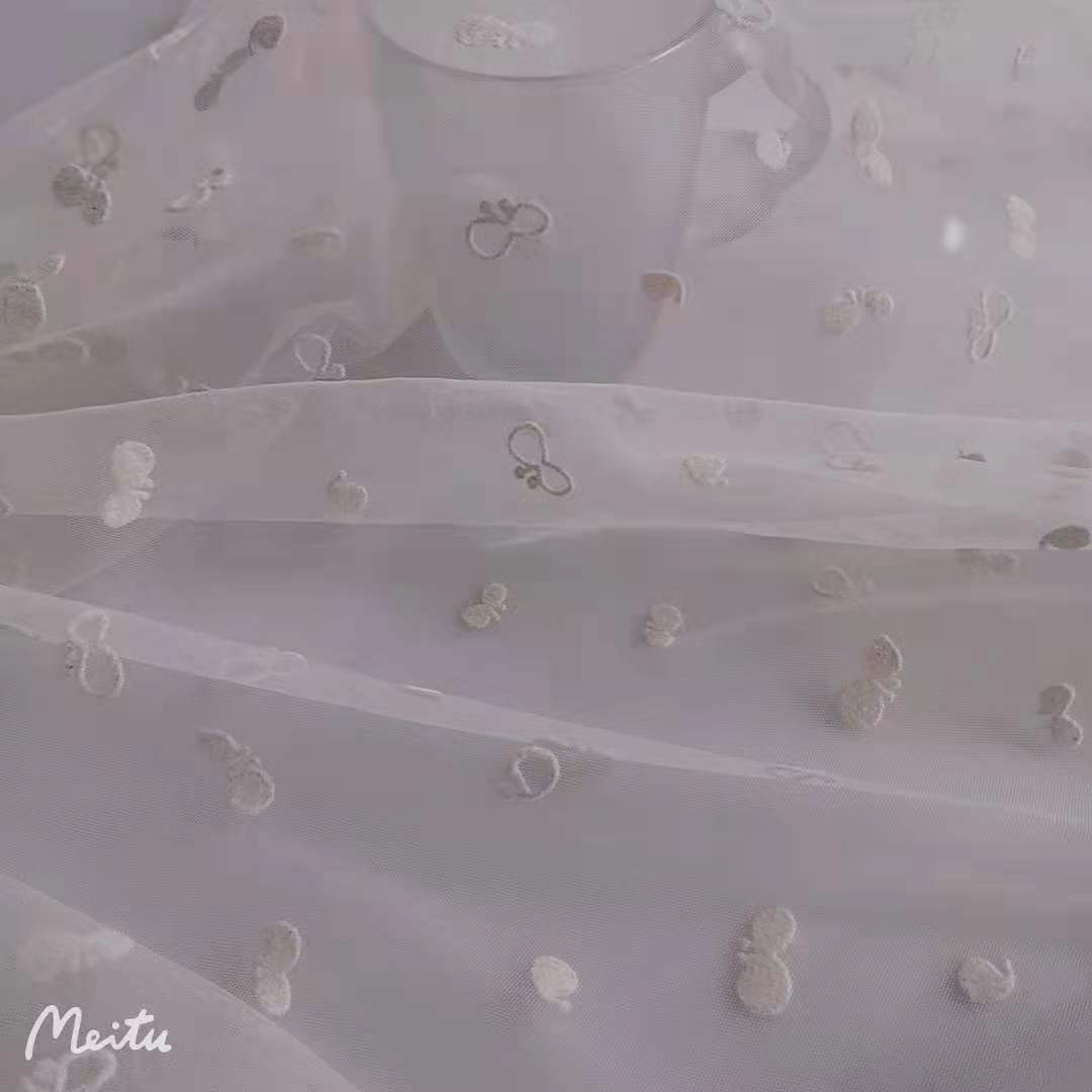 现货供应~特美网双面加厚版小花 小蝴蝶结等多种图案立体植绒面料