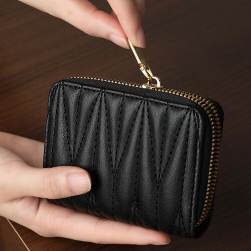 Lady's 2024 New Arrival Large Capacity Multi-Card Slot Compact Anti-Magnetic Wallet with Card Holder