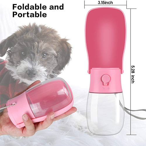 Pet Folding Water Cup Cat and Dog Supplies Portable Water Bottle Water Cup Dog Outdoor Outdoor Pet Folding Water Cup