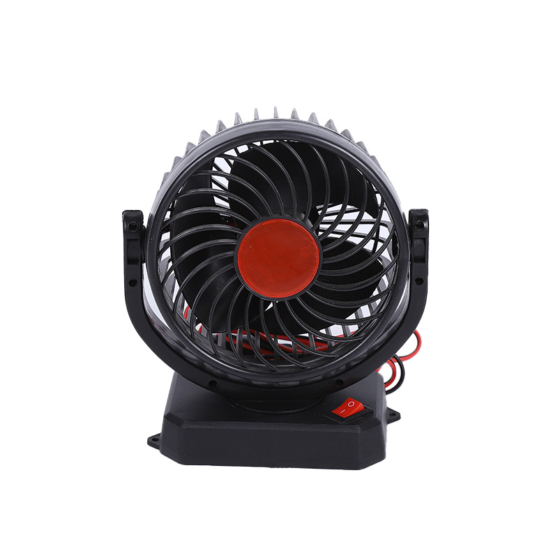 Factory direct sales of car supplies: 5.5-inch 12V single-head car fan with cigarette lighter detail image 5