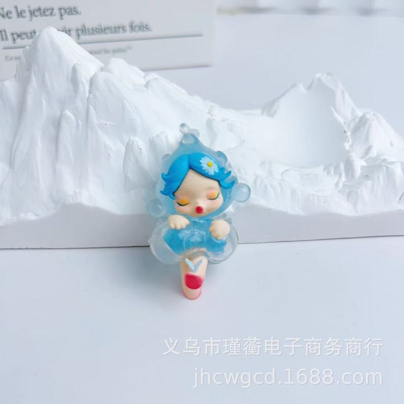 SP改娃萌粒泡泡玛特潮玩手办公仔盲盒手机链DIY摆件礼物批发PVC材|undefined