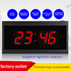 Digital electronic watch, decorations for office, modern and minimalistic calendar, screen