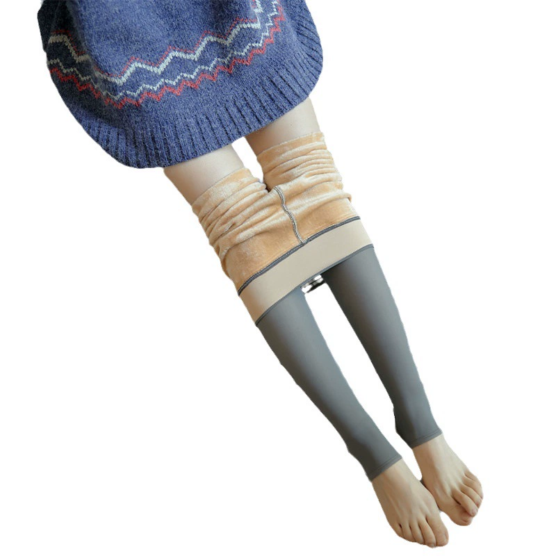 Demi-season leggings, trousers, overall, tights, plus size, increased thickness
