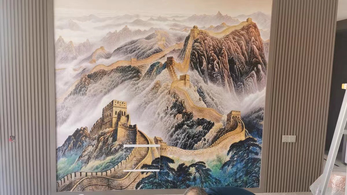 现代简约万里长城