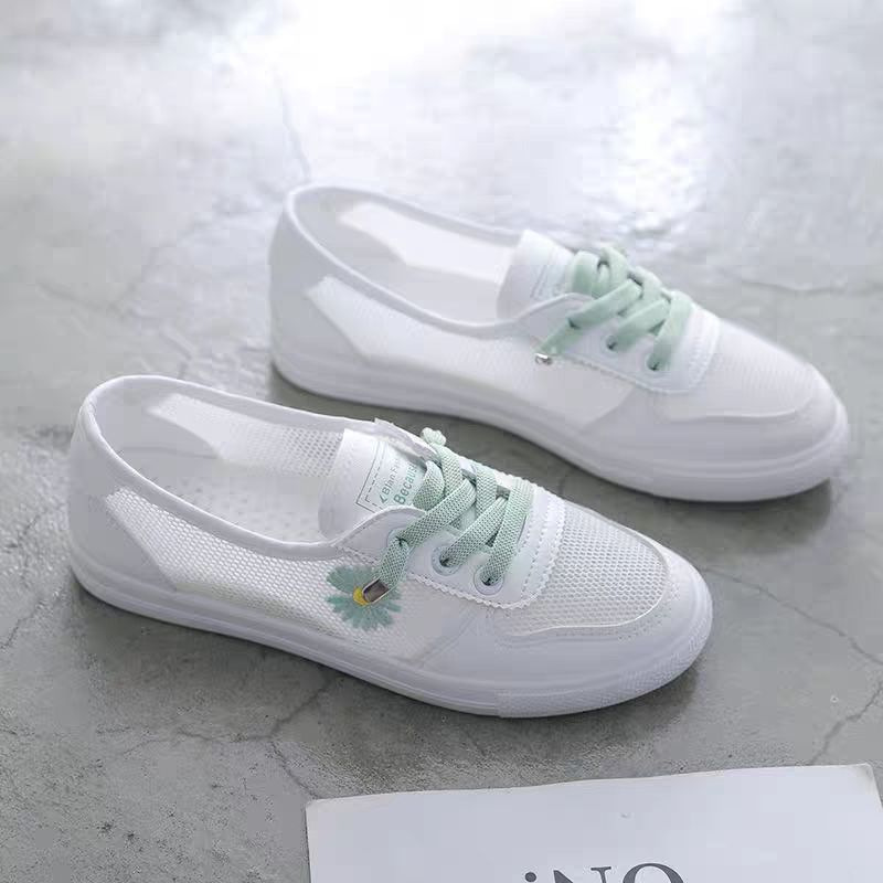 Zapatos blancos para mujeres, zapatos de moda para mujeres, primavera y otoño de 2025, nuevos zapatos deportivos y casuales de nicho para mujeres.